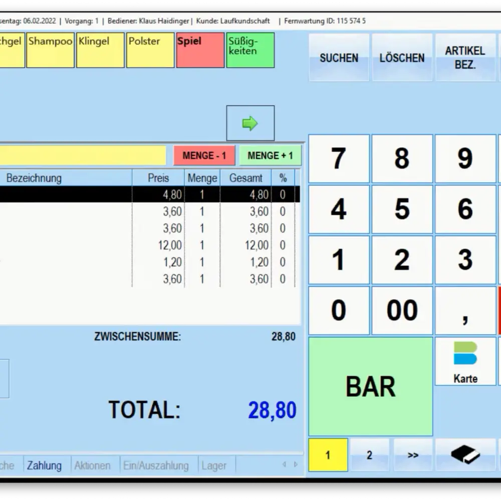 Der Funktionsbereich