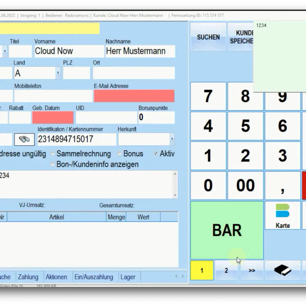 Die Kundenverwaltung