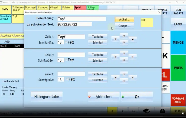 Benutzerfreundlichkeit & Bedienung / Schnelltasten 2